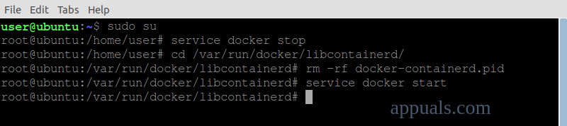 Docker-Dienst neu starten