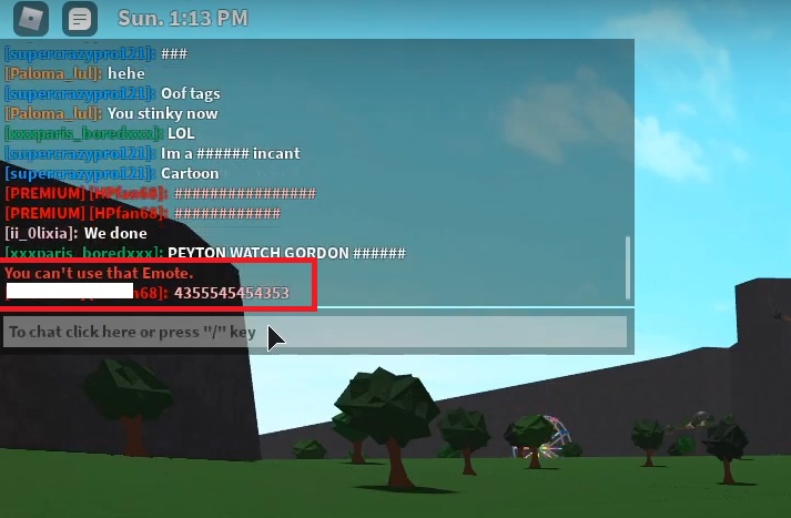 how to type numbers in roblox 2020 september