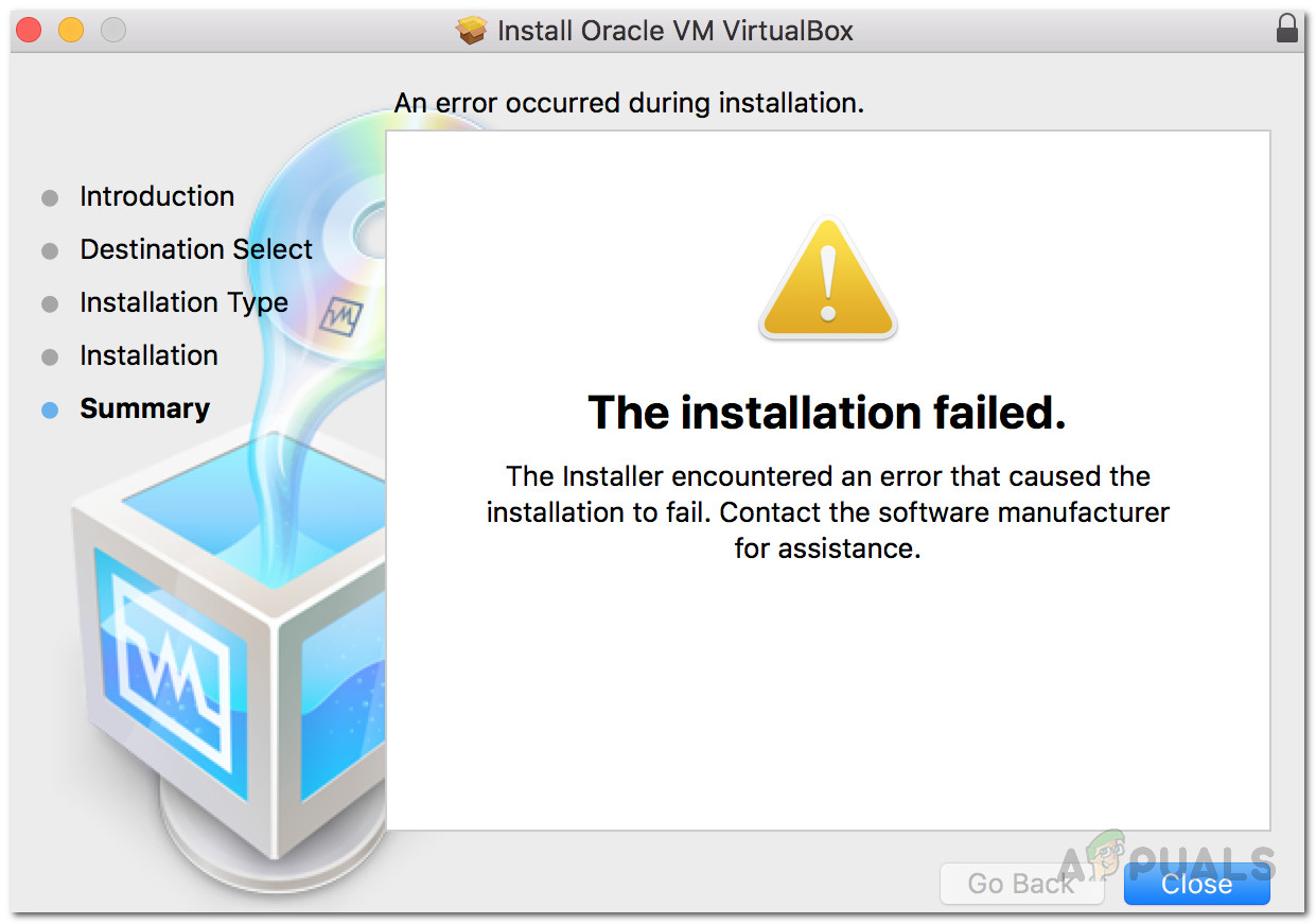 Установка VIRTUALBOX. Ошибка VIRTUALBOX. VIRTUALBOX не устанавливается. Installation failed Error VIRTUALBOX. Install box
