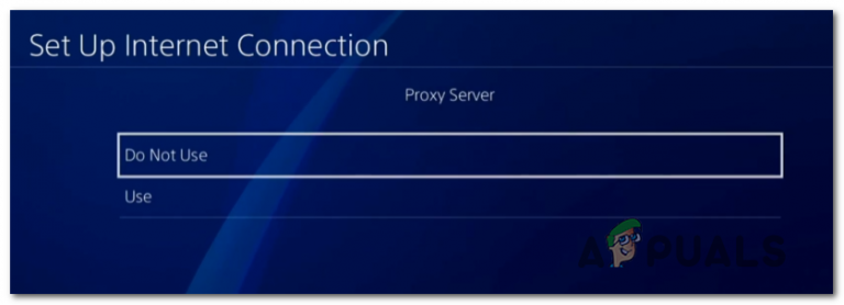 how to fix proxy server error on ps4