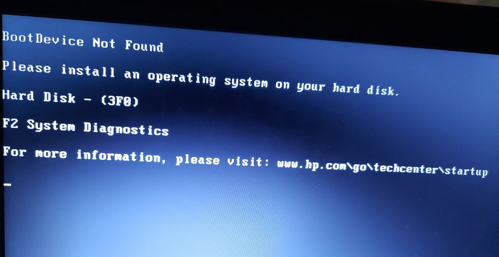 Fix: Boot Device not Found Hard Disk - (3F0) Error on Ubuntu PC