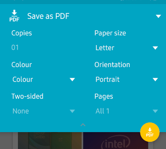 PDF Options for Google Photos