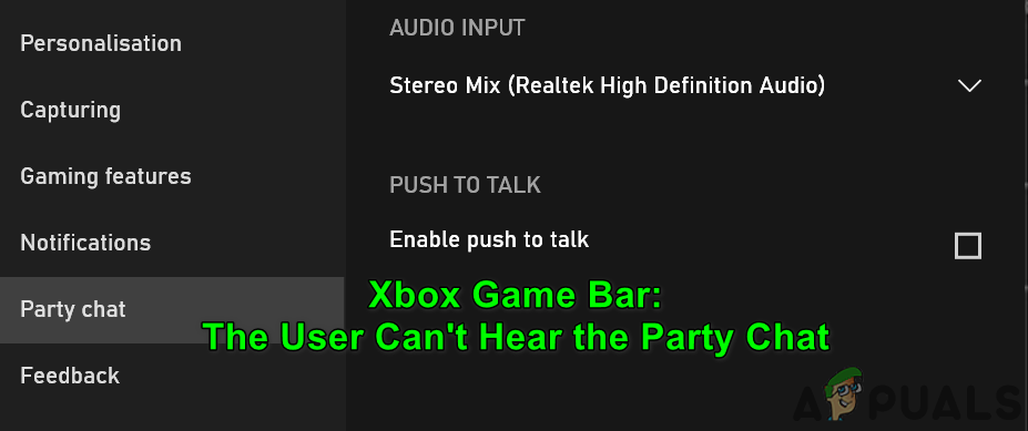 [FIX] Can't hear Party Chat in Xbox Game Bar - Appuals.com