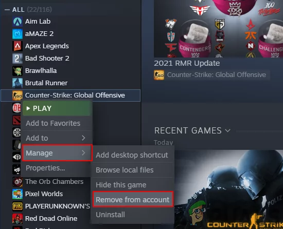 How to remove games from your Steam library - Quora