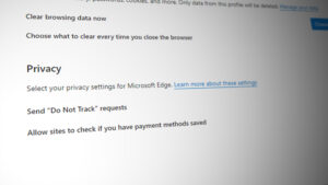 Configure 'Send Do not Track' Requests for Microsoft Edge