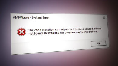 Code Execution cannot Proceed (Edgegdi.dll error)