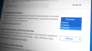 Disabling Cast in Microsoft Edge