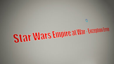 Star Wars Empire at War Exception Error