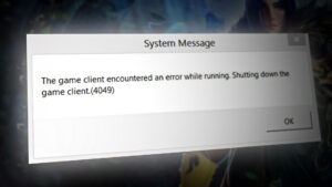 Blade and Soul Error 4049