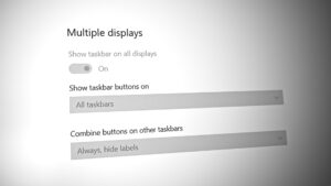 Hide Taskbar on Multiple Displays