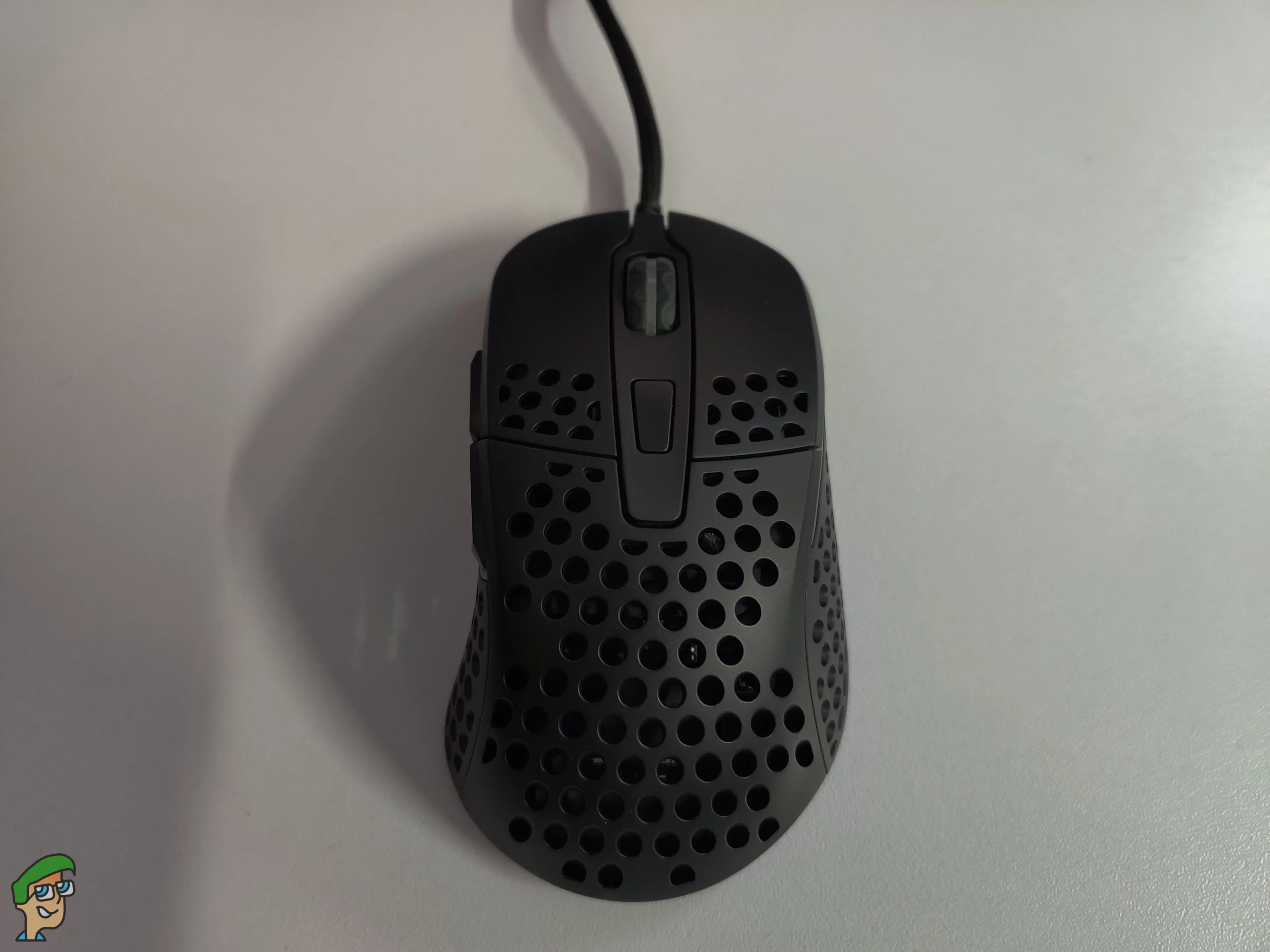 XTRYFY M4 Ultra-Light gaming mouse overhead view