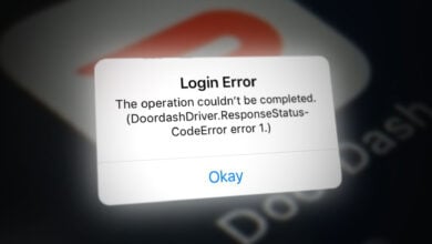 Doordash Driver Response Status Error Code 1