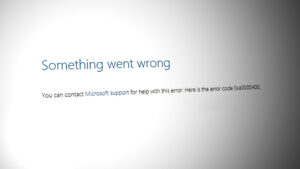 Windows 10 Error 0xA0000400