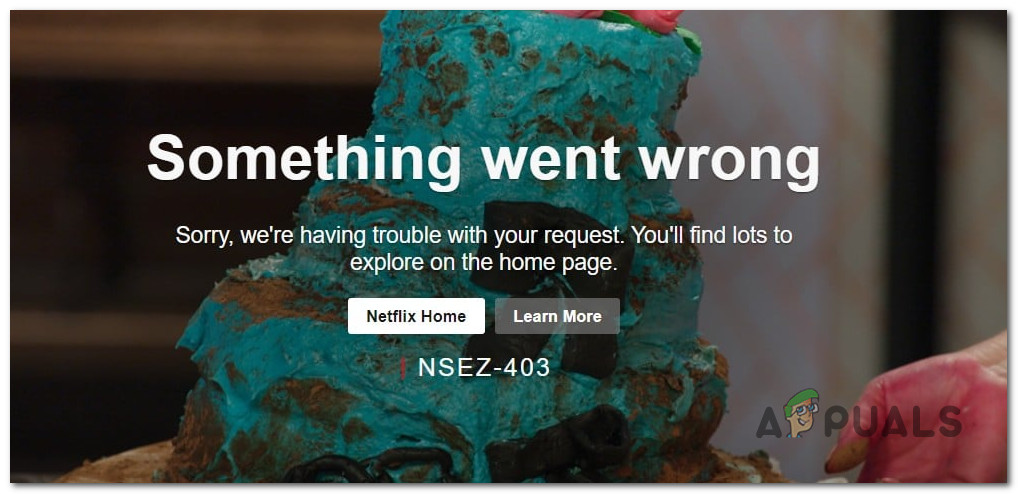 What is Netflix error 403?