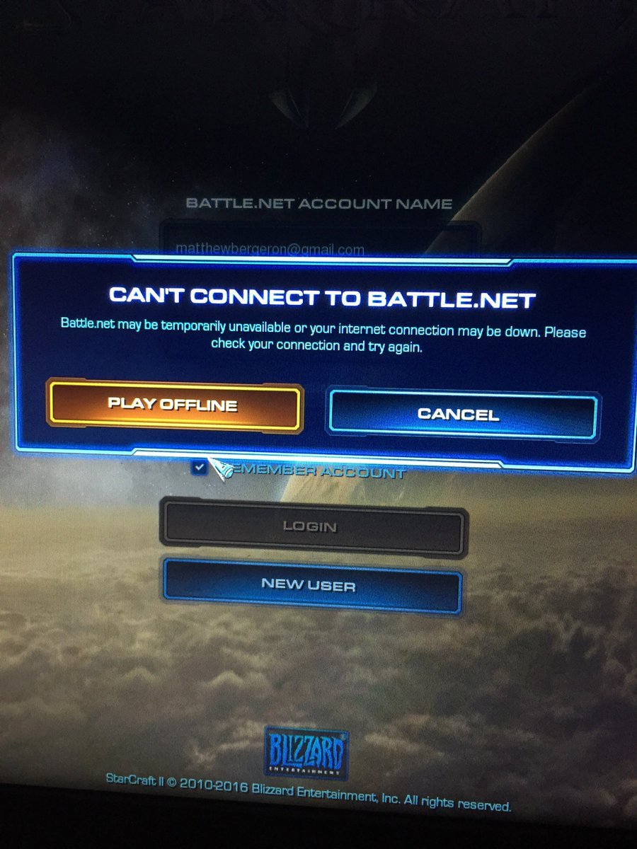 When I try to link my Battle.Net account it keeps linking to the