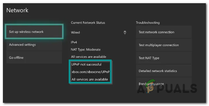 Ontspannend klant Luxe How to Fix 'UPnP Not Successful' on Xbox One / Xbox Series X Appuals.com