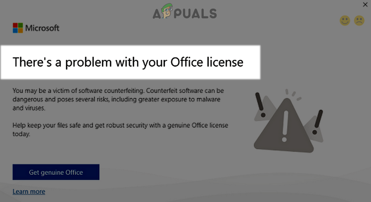 There's a Problem with Your Office License' - Why it happens and to Fix it?  - Appuals.com