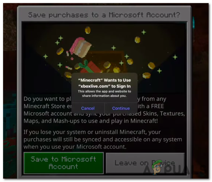 Save to Microsoft account 2 1