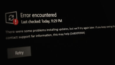Windows Update Error 0x800f0984