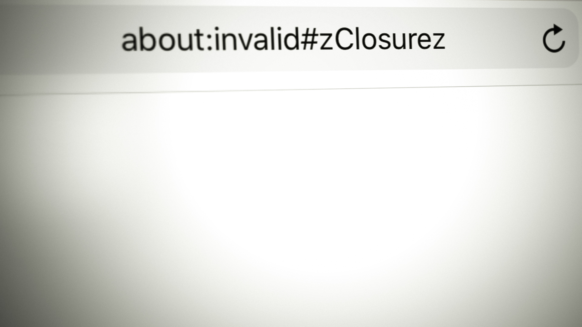 about:invalid#zClosurez Error on Browsers