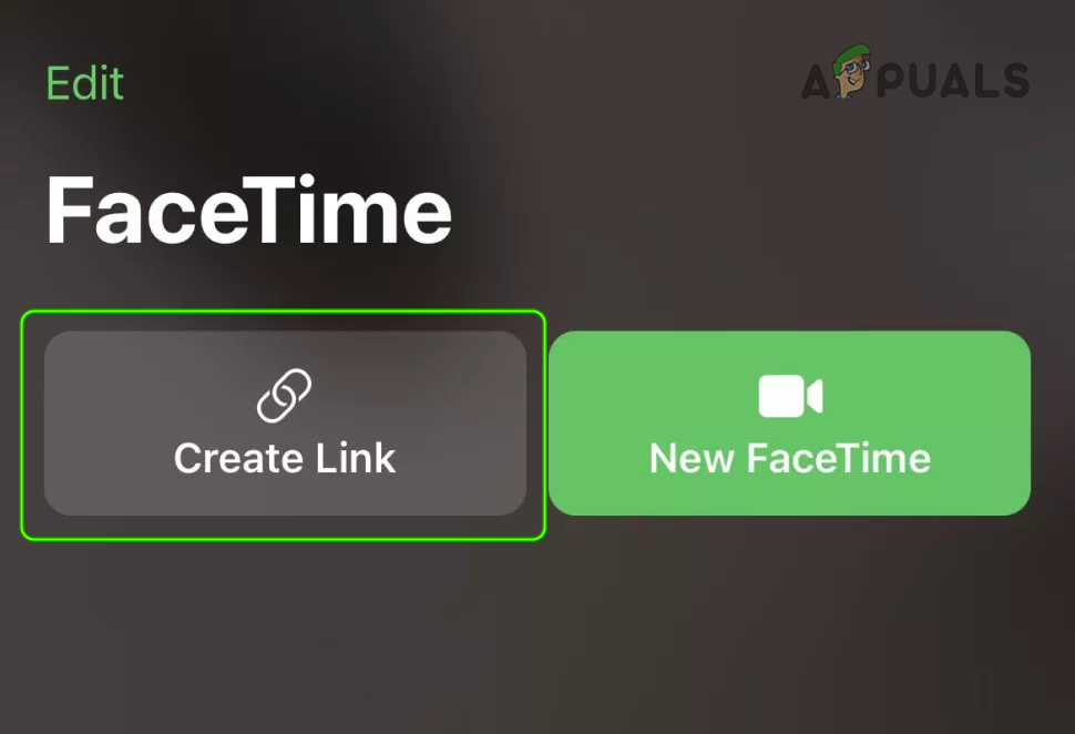Create a Facetime Link