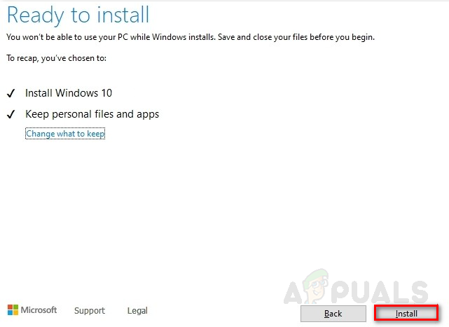 Install to Windows 10 21H2.