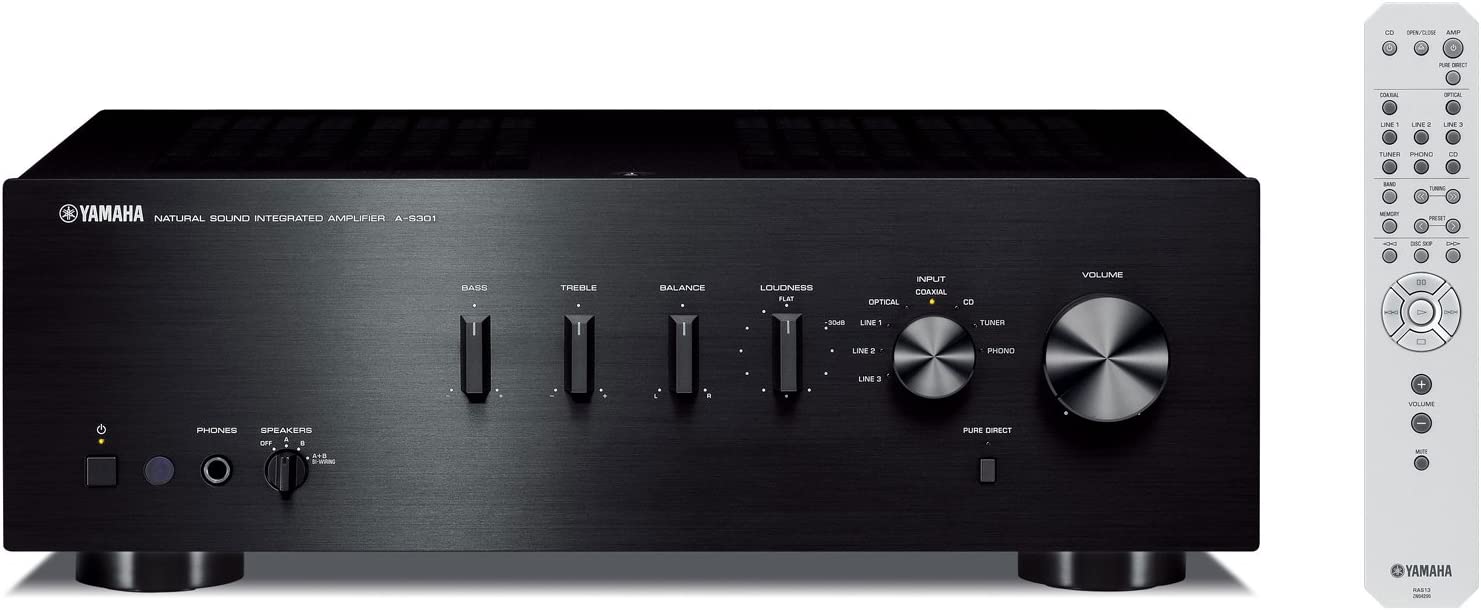 Best Budget Stereo Amplifier - Yamaha Audio A-S301BL