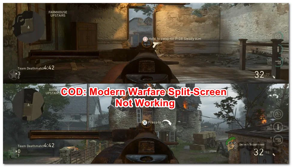 How to play split-screen in Call of Duty MW2