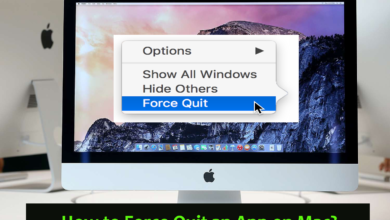 how to force quit an app on Mac