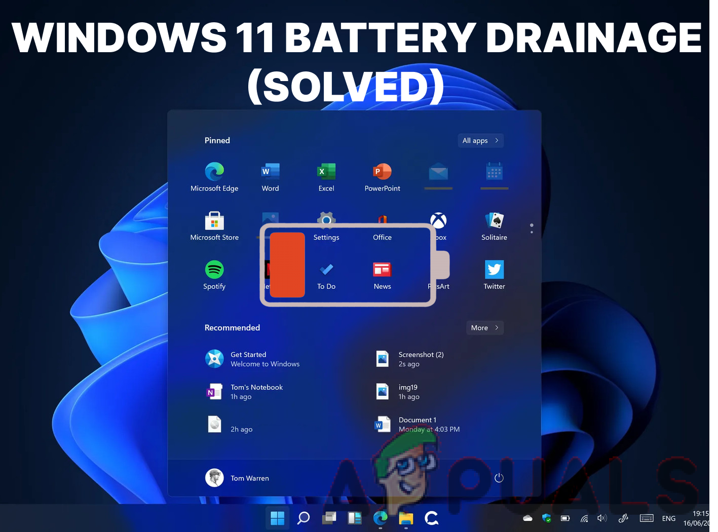 Windows 11 Drainage Desktop