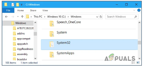 windows system directory