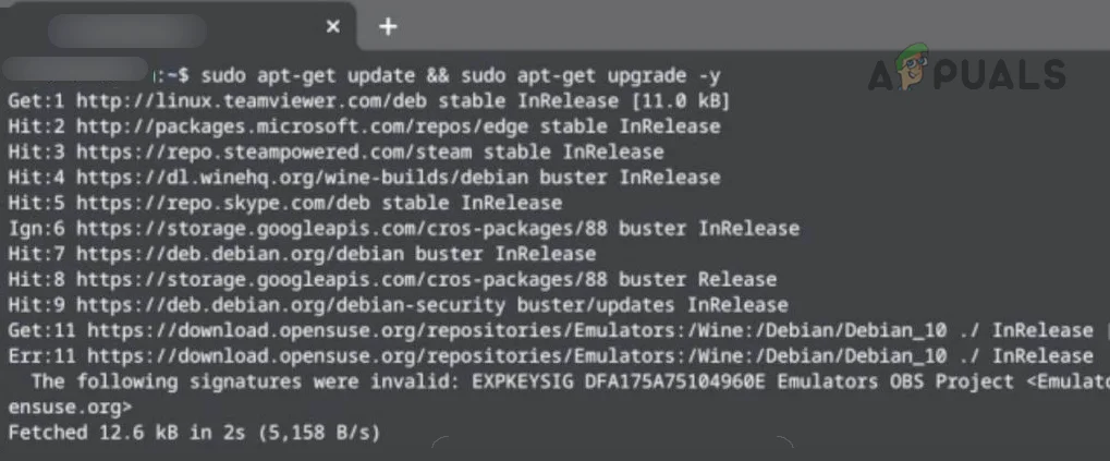 Update and Upgrade Linux on Chromebook