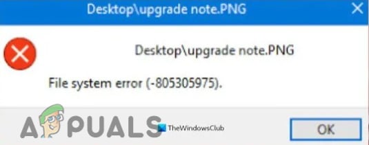Fix File System Error (-805305975) in Windows 10/11