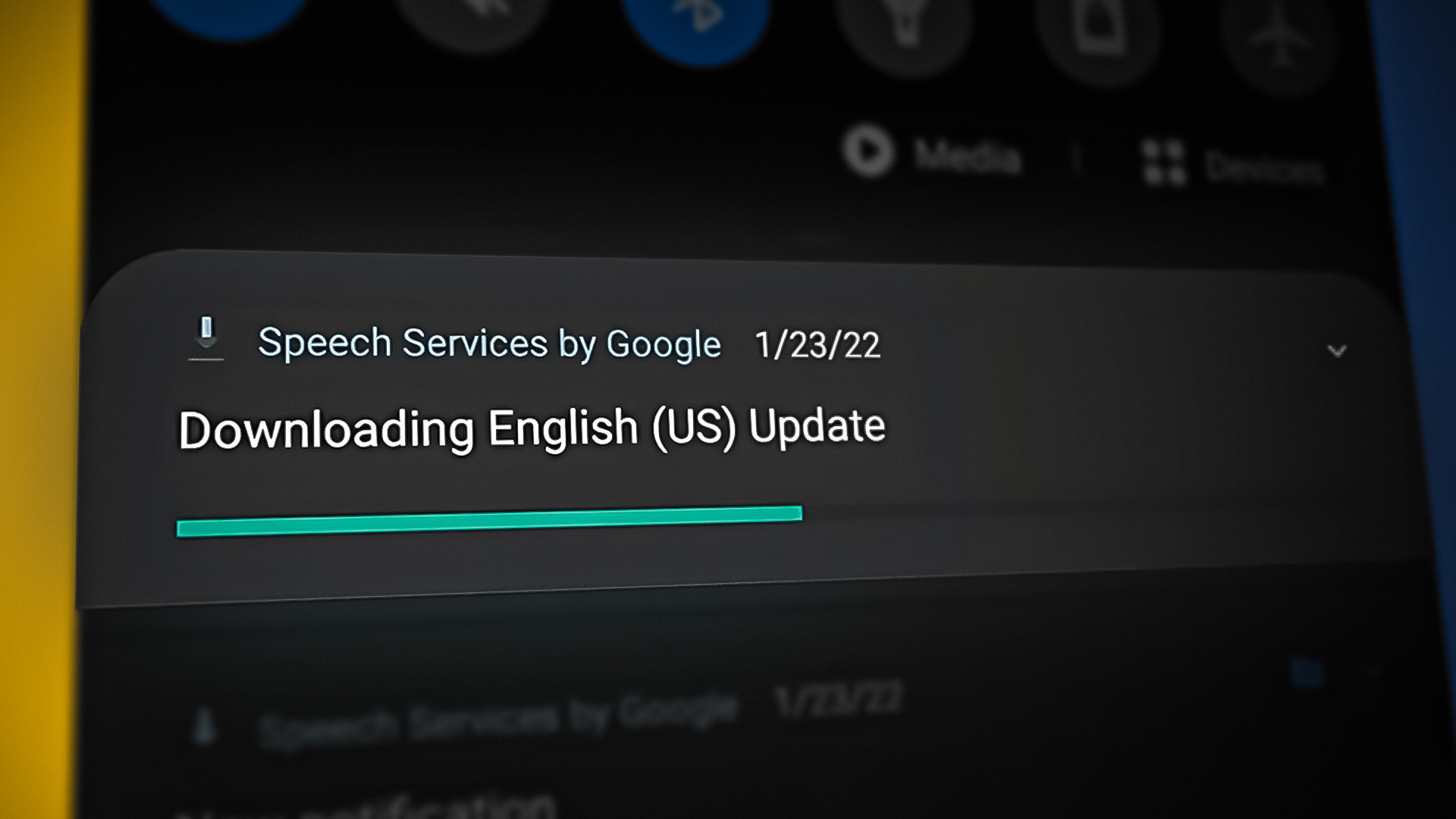 Speech Services by Google Wont Stop Downloading