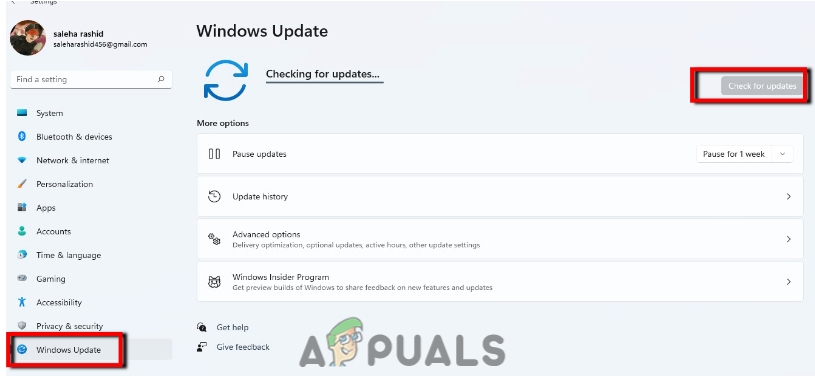 Update the drivers via Windows Update Utility