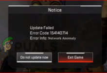 Apex Legends Mobile Game error code 154140714