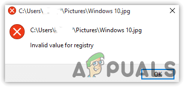 How to Fix Invalid Value For Registry