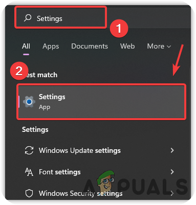 Launching Windows Settings