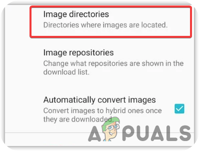 Select Image Directories