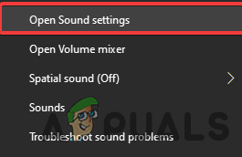 Sound Settings