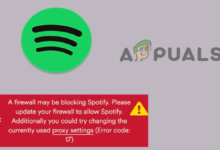 A Firewall May Be Blocking Spotify