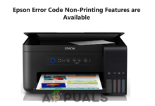 Epson Error Code Non-Printing Features are Available