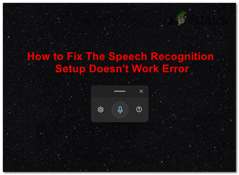 speech recognition error