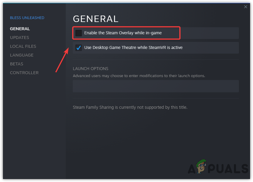 Disable Steam Overlay