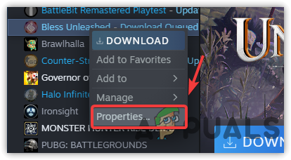 Go to Bless Unleashed Properties