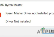 How to Fix Ryzen Master Driver Not Installed?