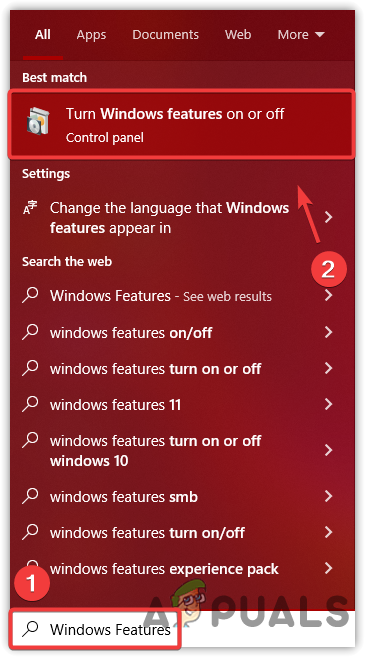 Open Windows Security Features