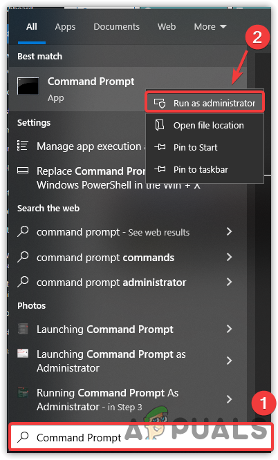 Run Command Prompt with Administrator