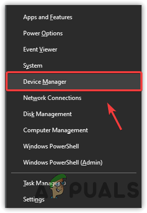 Selecting Device Manager
