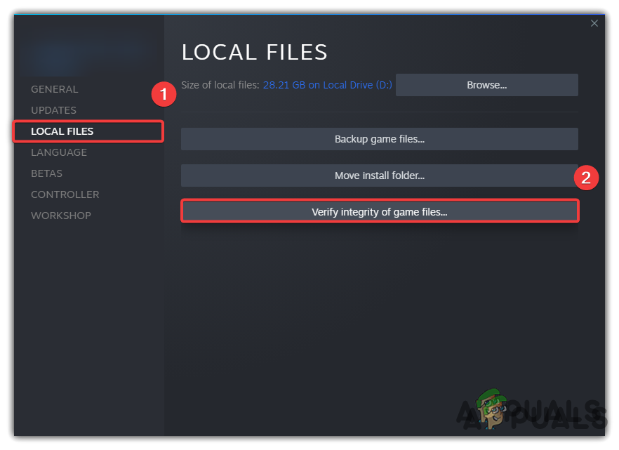 Verifying Steam Game Files